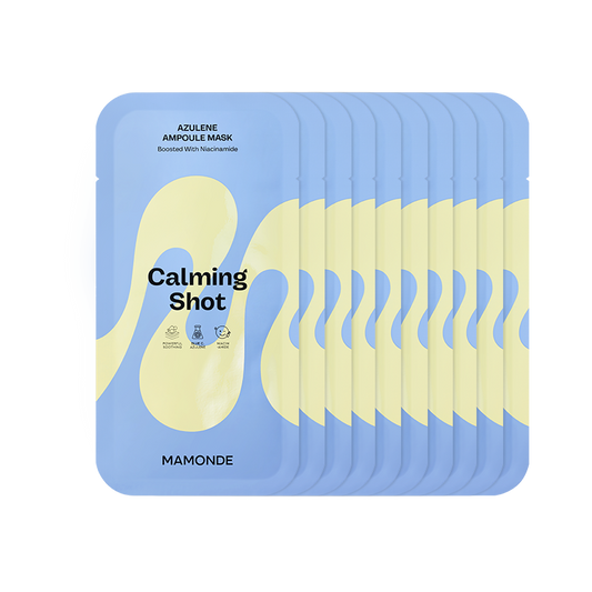 Mamonde Calming Shot Azulene Ampoule Mask 23ml X 10ea