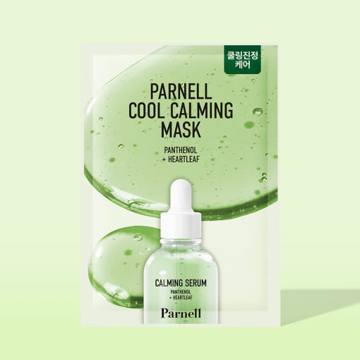 Parnell Panthenol Heartleaf Cool Calming Mask 20ml X 10ea
