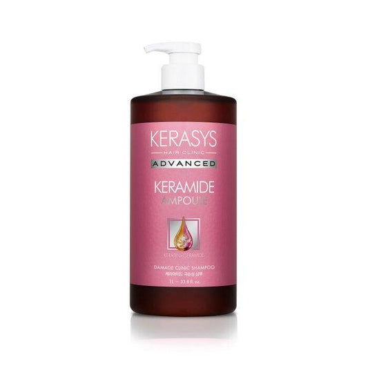 Kerasys Advanced Keramide Ampoule Damage Clinic Shampoo 1L