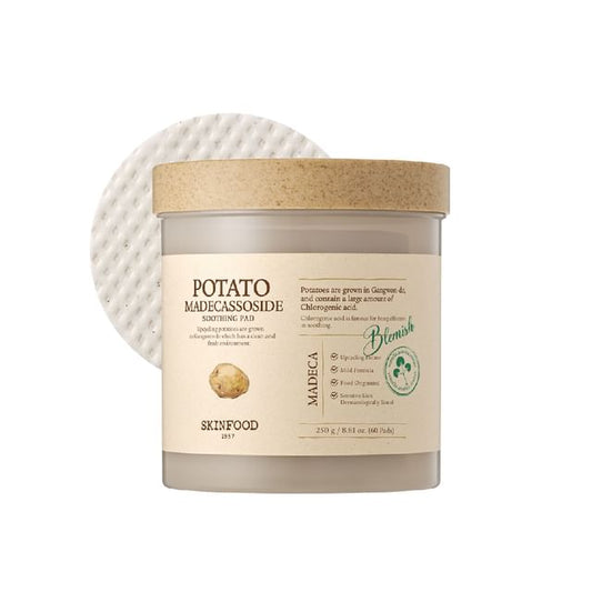 SKINFOOD Potato Madecassoside Soothing Pad 250g/60ea