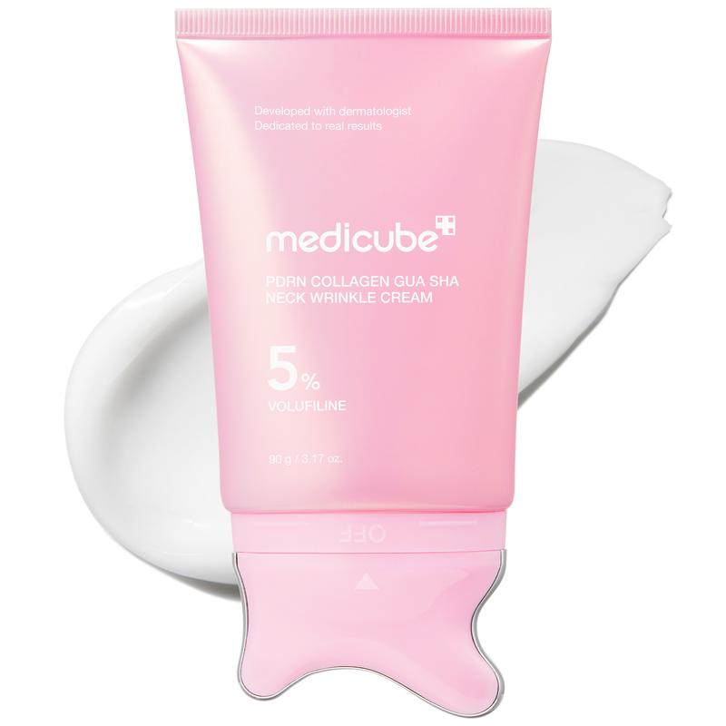 Medicube [NEW] PDRN Collagen Gua Sha for Fine Lines, Jawline, Neck, Décolleté Cream 90g