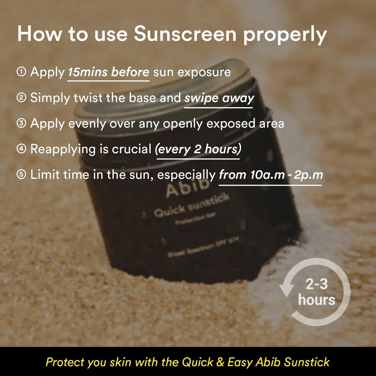 Abib Quick Sunstick Protection Bar