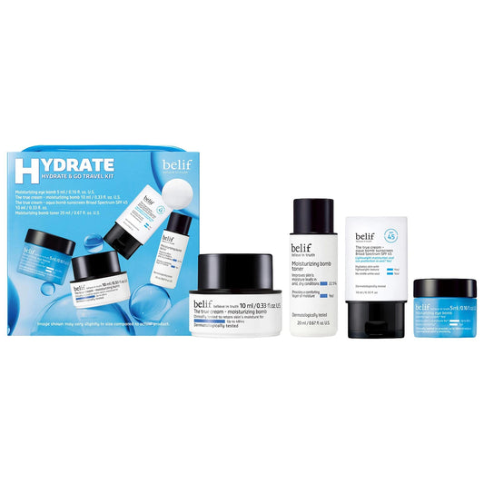 Belif  Hydrate & Go Skincare Travel Kit