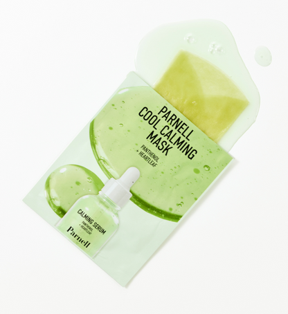 Parnell Panthenol Heartleaf Cool Calming Mask 20ml X 5ea