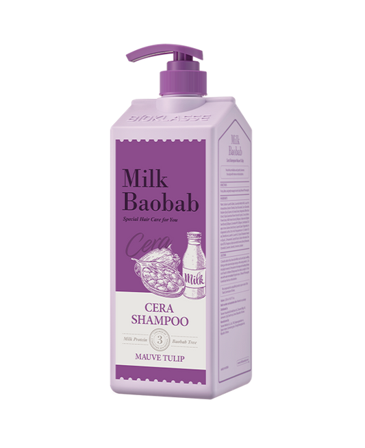 BIOKLASSE MILK BAOBAB Cera Hair Shampoo 1200ml #Mauve Tulip