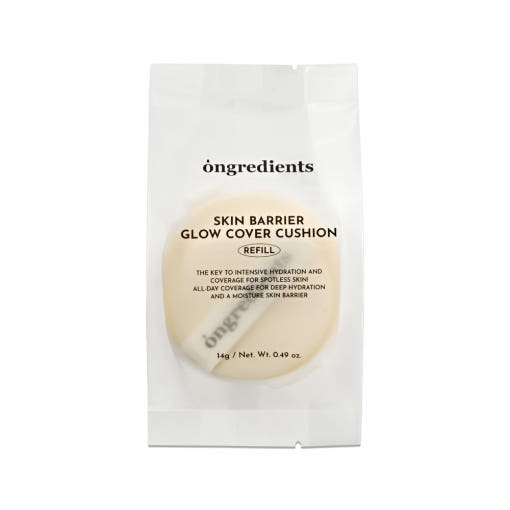 ongredients Skin Barrier Glow Cover Cushion SPF50+ PA +++ 14g (Refill) (3colors)