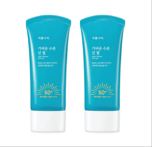 Shingmulnara Light Watery Sun Gel SPF50+ PA++++ 60ml+60ml