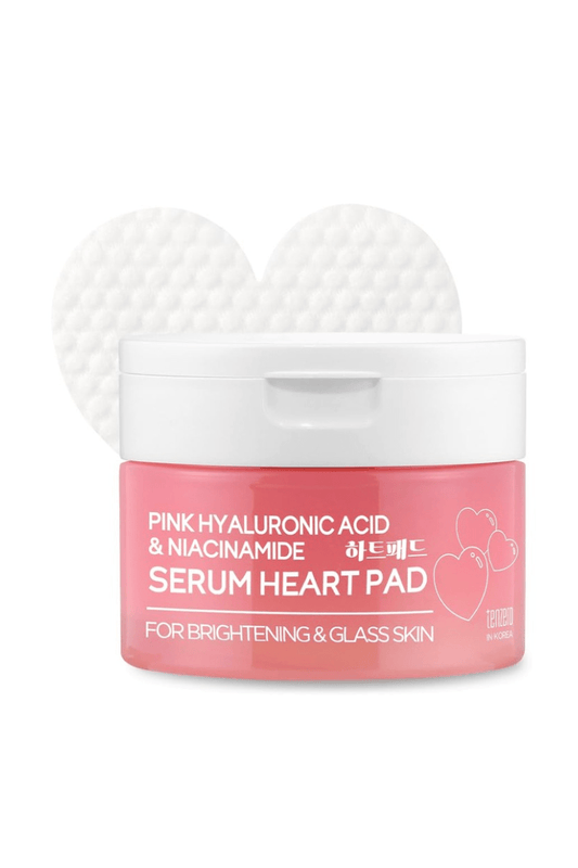 TenZero Hydronic Acid & Niacinamide Heart Serum Pad – Made in Korea