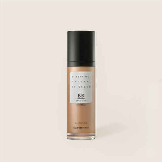 [THANK YOU FARMER] BE BEAUTIFUL NATURAL BB CREAM SPF30 PA++ 40ml #Sand Beige