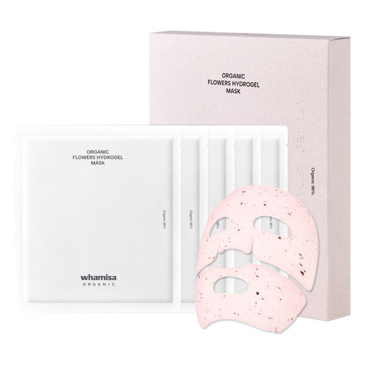 whamisa Organic Flowers Hydrogel Mask 5ea